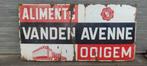 plaque emaille aliments vanden avenne, Verzamelen, Merken en Reclamevoorwerpen, Ophalen of Verzenden