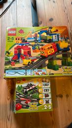 Lego Duplo Luxe treinset 10508 + 10506 extra sporen, Ophalen of Verzenden, Zo goed als nieuw, Duplo