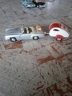 Mercedes 190 SL avec caravane, Hongwell = Cararama 1/43, Hobby & Loisirs créatifs, Voitures miniatures | 1:43, Comme neuf, Enlèvement ou Envoi