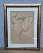 Aristide Maillol (1861-1944) - Dessin original encadré. Port, Ophalen of Verzenden