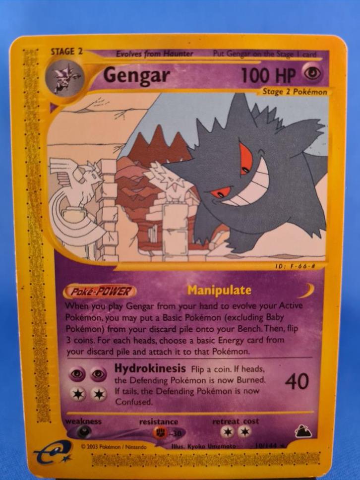 Gengar 10/144 - Skyridge, Hobby en Vrije tijd, Verzamelkaartspellen | Pokémon, Gebruikt, Verzenden