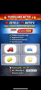 Auto en zetel reiniging