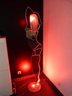 Vintage erotisch getinte vloerlamp - levensgroot !, Ophalen, Gebruikt, Glas, Vintage design