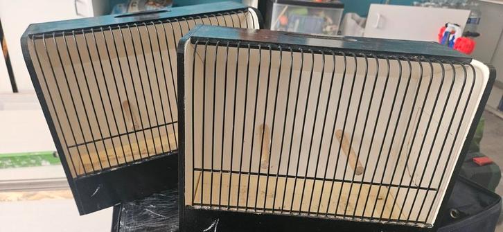 Cage d exposition, Dieren en Toebehoren, Vogels | Hokken en Kooien, Gebruikt, Vogelkooi, Overige materialen, Ophalen