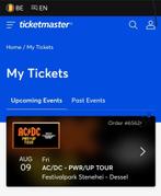 2 Tickets AC/DC te koop Belgie, Tickets & Billets, Concerts | Rock & Metal, Hard Rock ou Metal, Trois personnes ou plus, Août