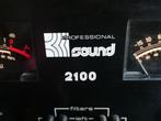 PROFESSIONAL SOUND 2100 stereoversterker, Gebruikt, 120 watt of meer, Stereo, Ophalen