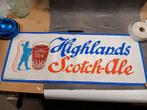 Affiche Highlands Scotch Ale Malfait Kortrijk, Verzamelen, Merken en Reclamevoorwerpen, Ophalen of Verzenden, Gebruikt, Reclamebord