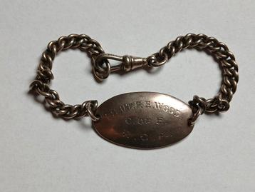 Zilveren armband Royal Canadian Artillery  beschikbaar voor biedingen