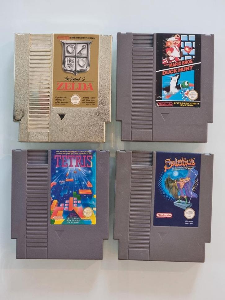 Lot 4 jeux Nintendo NES '80s, Games en Spelcomputers, Games | Nintendo NES, Gebruikt, Ophalen of Verzenden