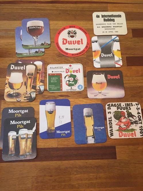 11 verschillende bierviltjes Moortgat, Collections, Marques de bière, Sous-bock, Duvel, Enlèvement