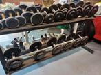 Halterset 2rekken, Sport en Fitness, Ophalen, Gebruikt, Benen, Halterset