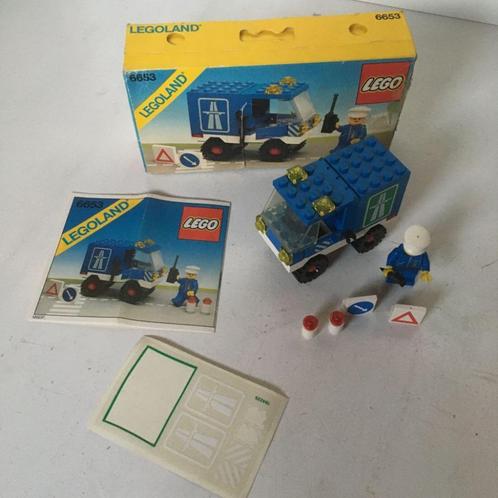 Lego Legoland - Snelweg onderhoud - 6653, Kinderen en Baby's, Speelgoed | Duplo en Lego, Gebruikt, Lego, Complete set, Ophalen of Verzenden