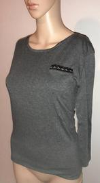 longsleeve grijs met kant XS, Neuf, Gris, Enlèvement ou Envoi, Manches longues