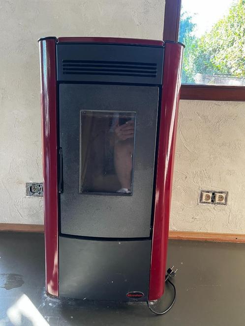PELLETKACHEL LA NORDICA EXTRAFLAME KETTY - ROOD, Huis en Inrichting, Kachels, Gebruikt, Vrijstaand, Pelletkachel, Overige brandstoffen