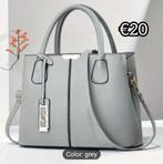 Elegant White Synthetic Leather Tote Bag, Handtassen en Accessoires, Tassen | Damestassen, Ophalen of Verzenden, Nieuw