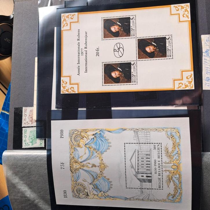 Timbres belges de collection des années complètes 1976-84, Postzegels en Munten, Postzegels | Volle albums en Verzamelingen, Ophalen
