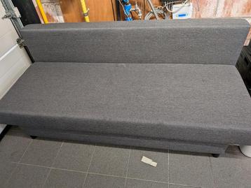 Zetelbed Ikea grijs, Gris, Queen size, Enlèvement, Utilisé