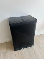 Vuilbak 2-delig, Huis en Inrichting, Woonaccessoires | Prullenbakken, Ophalen, Zo goed als nieuw, Kunststof, 50 tot 75 cm