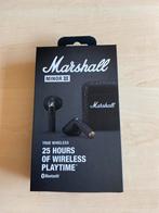 Marshall minor III color black, Télécoms, Téléphonie mobile | Écouteurs, Comme neuf, Bluetooth, Enlèvement ou Envoi, Intra-auriculaires (Earbuds)