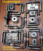 22/41 greep/deur/massief messing/deurklinken/handgreep, Ophalen of Verzenden, Gebruikt, Overige materialen, Overige typen