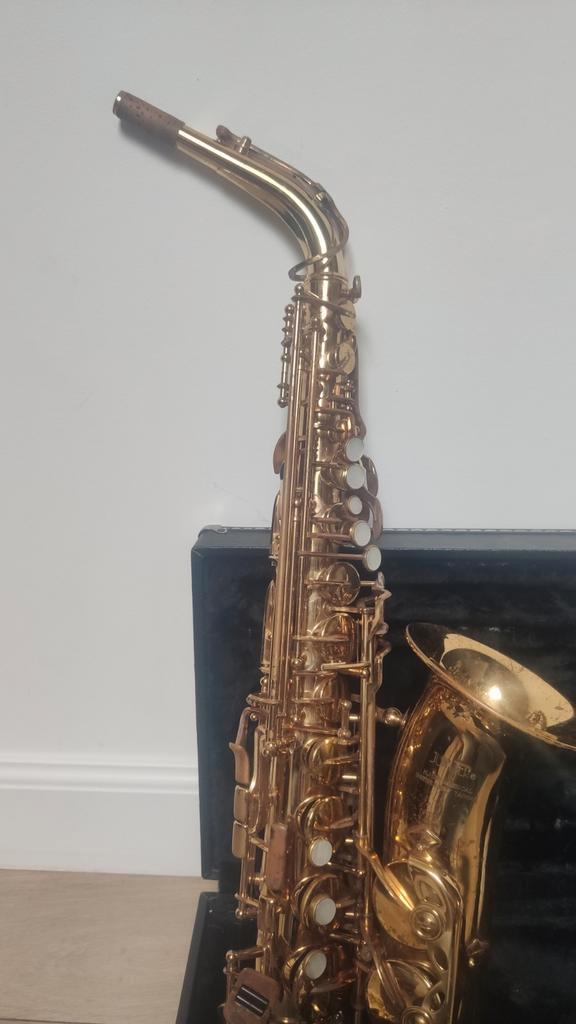 Jupiter altsaxofoon, Muziek en Instrumenten, Blaasinstrumenten | Saxofoons, Gebruikt, Met koffer, Ophalen