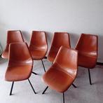 6 stoelen (cognac kleurig), Ophalen, Gebruikt, Bruin, Leer