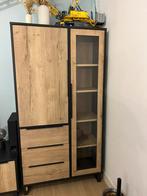 Glaskast, Huis en Inrichting, Ophalen, Gebruikt, 50 tot 100 cm, Landelijk