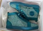 Exclusieve Louboutin Sneakers met kristallen, Ophalen, Christian louboutin, Blauw, Nieuw