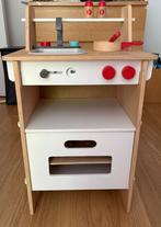 Cuisinière en bois + accessoires (dînette/fruits/légumes), Ophalen, Gebruikt, Hout