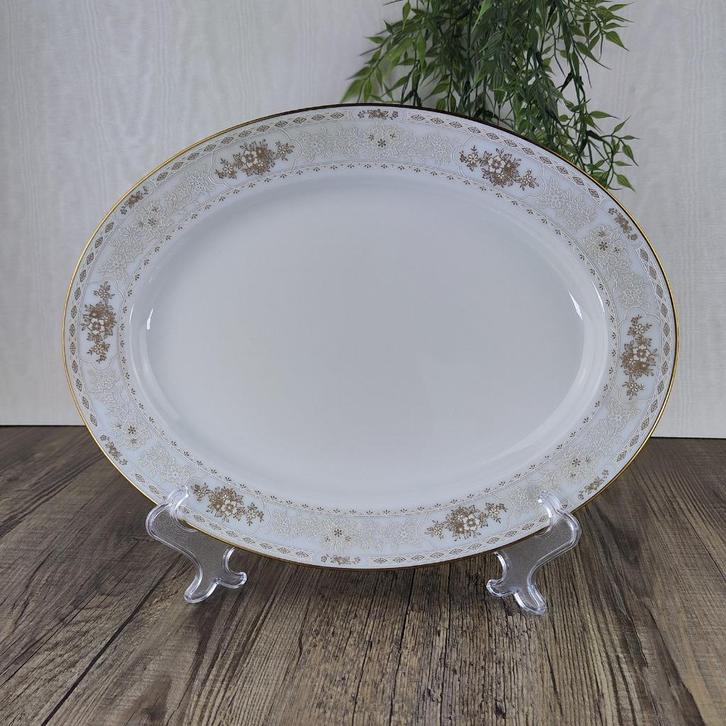 Noritake Keegan Serveerschaal 35 cm, Antiek en Kunst, Antiek | Servies los, Ophalen of Verzenden