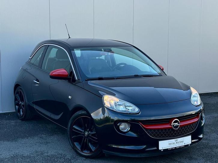 Opel Adam 1.2 Jam Edition - zwart en rood slechts 86.000 km, Auto's, Opel, Bedrijf, Te koop, ADAM, ABS, Airbags, Airconditioning