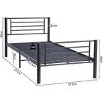 Eenpersoonsbed met matras, Enlèvement, Neuf