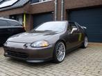 Honda Crx Del Sol VTI B16A2, Auto's, Honda, Zwart, Cabriolet, Handgeschakeld, Particulier