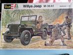 Modelbouw Revell Willys Jeep, Hobby & Loisirs créatifs, Modélisme | Voitures & Véhicules, Comme neuf, Revell, Enlèvement ou Envoi