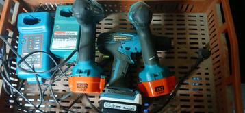 makita boormachines 3 stuks, Doe-het-zelf en Bouw, Gereedschap | Boormachines, Ophalen of Verzenden, Gebruikt, Boor- en Schroefmachine