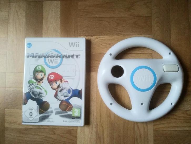 Mario Kart pour Wii avec volant, Consoles de jeu & Jeux vidéo, Jeux | Nintendo Wii, Comme neuf, Course et Pilotage, 3 joueurs ou plus