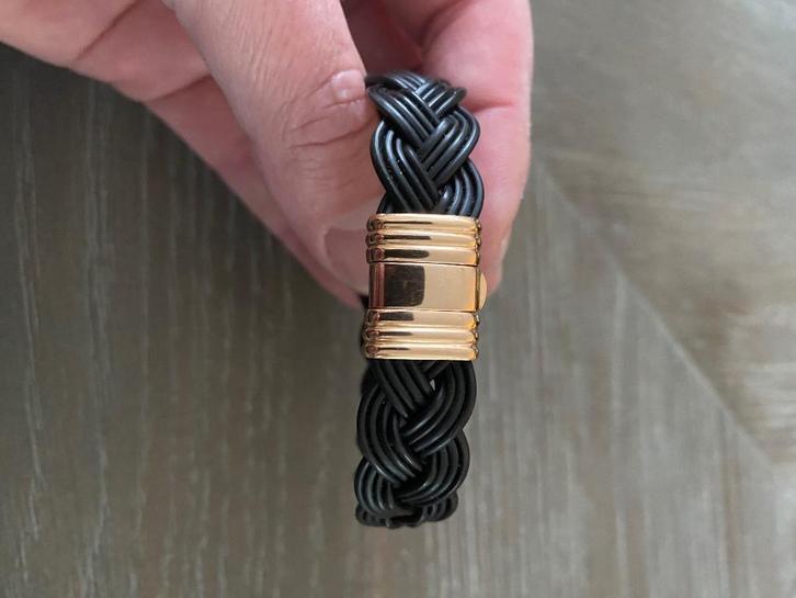 Douebelli armband 18KT rose olifanten haar nieuwstaat, Handtassen en Accessoires, Armbanden, Nieuw, Goud, Roze, Ophalen
