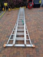 Ladder 3 delen industrieel Vinçotte, Ladder, Opvouwbaar of Inschuifbaar, Zo goed als nieuw, 4 meter of meer