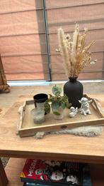 Dienblad met decoratie, Huis en Inrichting, Woonaccessoires | Dienbladen, Ophalen of Verzenden, Zo goed als nieuw