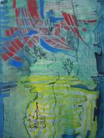 1956 - PAUL DE SMET (Artiste Belge) / Peinture, Antiquités & Art, Art | Peinture | Abstraite, Enlèvement