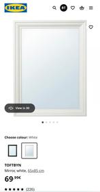 IKEA Toftbyn mirror 65x85 cm, Huis en Inrichting, Woonaccessoires | Spiegels, Ophalen, Zo goed als nieuw