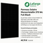 Panneaux solaire neuf 370, Ophalen of Verzenden, Nieuw, Paneel, 200 wattpiek of meer