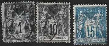 Postzegels Frankrijk 1877 Vrede en handel [Type II Sage] beschikbaar voor biedingen