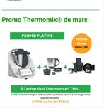 THERMOMIX TM7 et.     TM6 promo + crédit 0% livré sur place, Elektronische apparatuur, Keukenmixers, Nieuw, 3 snelheden of meer