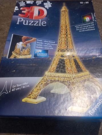 Puzzel Eiffeltoren, Hobby en Vrije tijd, Gezelschapsspellen | Overige, Een of twee spelers, Ophalen, Nieuw, Ravensburger