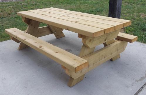 Kinderpicknicktafel geïmgregneerd tuinhout, Tuin en Terras, Picknicktafels, Nieuw, Rechthoekig, Hout, Kinderpicknicktafel, Ophalen of Verzenden