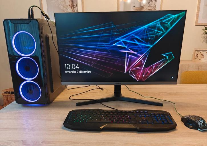 Ordinateur de bureau, Informatique & Logiciels, Ordinateurs de bureau, Comme neuf, 4 Ghz ou plus, 16 GB, Gaming, Enlèvement