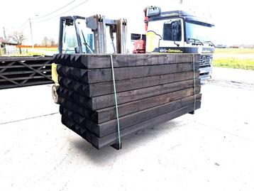 Poteaux de portail en bois dur ou en pin en stock., Jardin & Terrasse, Neuf, Poteaux, Bois dur, Enlèvement