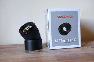 Objectif Fujifilm X-mount Samyang 75 mm f/1,8 AF