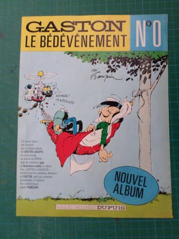 Gaston Lagaffe - publicité papier album n 0 - 1985